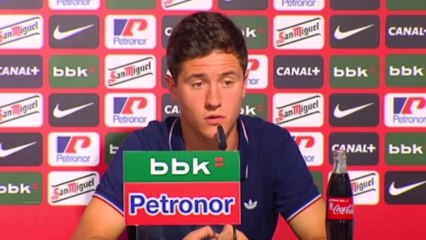 Ander Herrera: "Pienso en acabar la temporada en el Athletic"