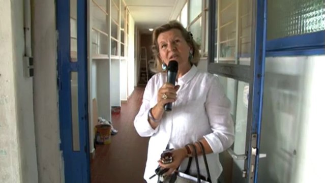 travaux à l'école Herbin du Cateau