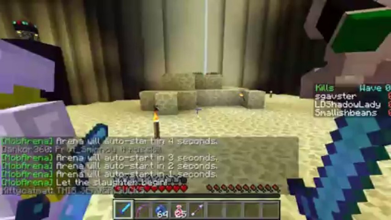 Mob Arena! MINECRAFT MINI GAMES