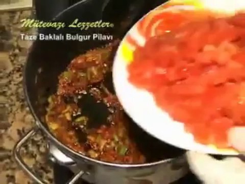 Tazi Baklalı Bulgur Pilavı Tarifi - Nefis Yemek Tarifi