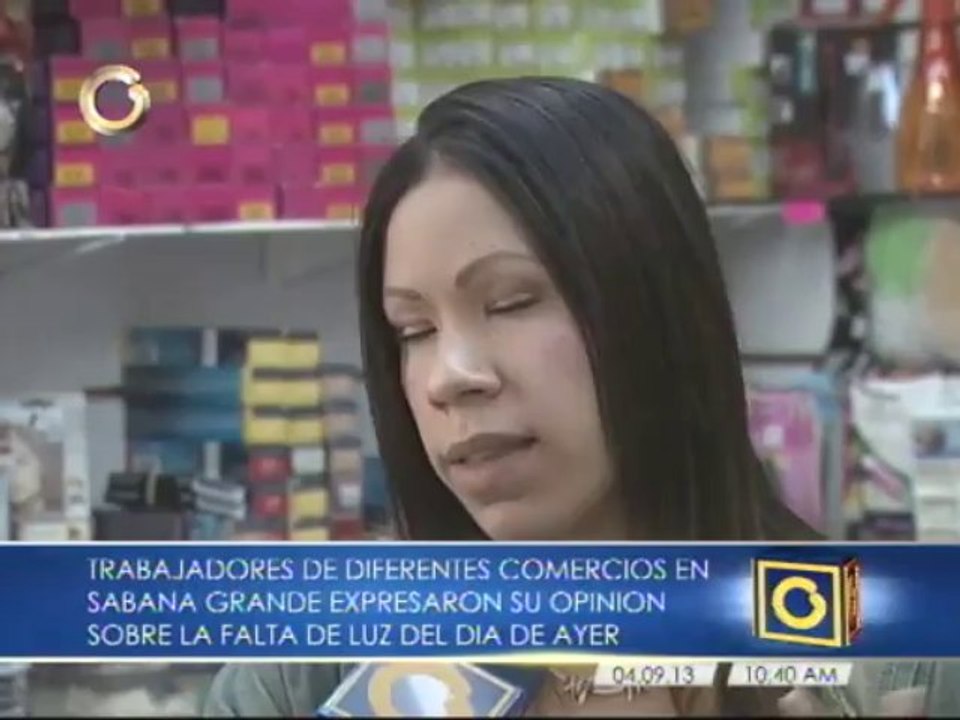 Varios comerciantes caraqueños reportaron pérdidas por la falla eléctrica