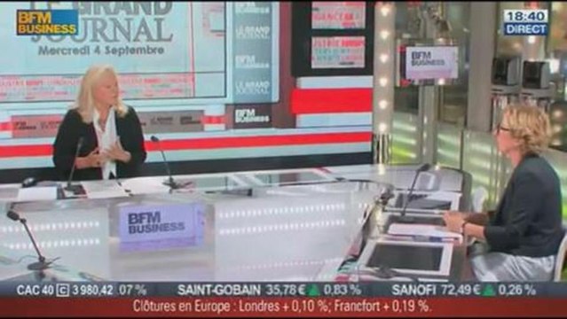 Geneviève Fioraso, ministre de l'enseignement supérieur et de la recherche, dans Le Grand Journal - 04/09 3/4