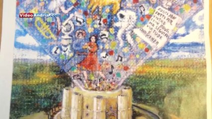 Andria illustrata sulle cartoline dell'artista romano Angelo Chiauzzi