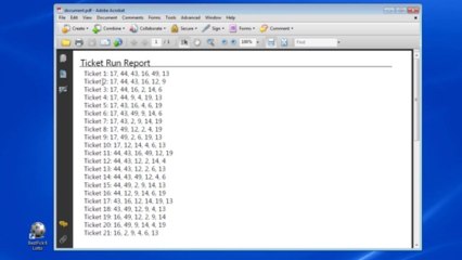 Lottery Software - 9