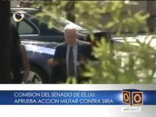 Comisión del Senado de EEUU aprueba proyecto de acción contra Siria
