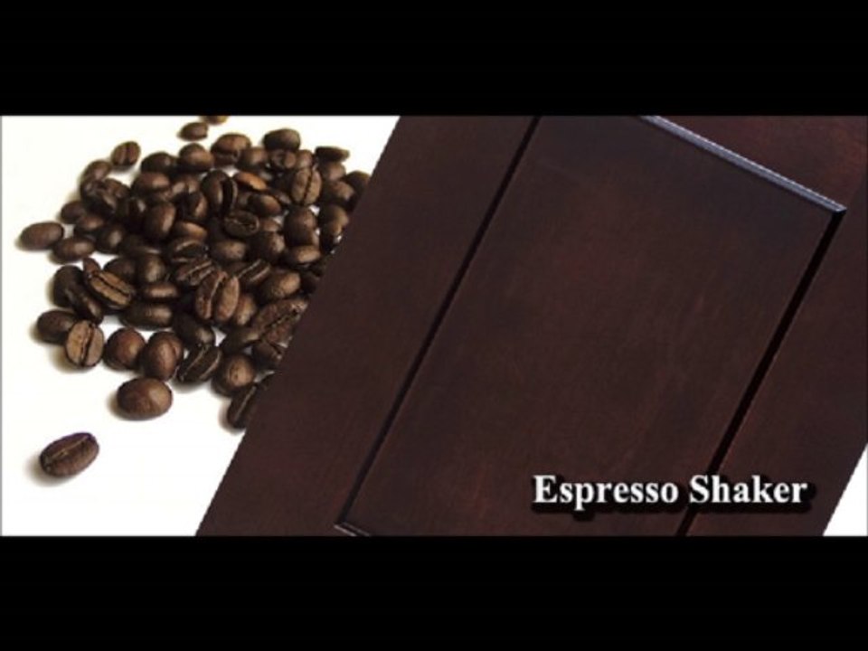 Espresso Shaker RTA Cabinets