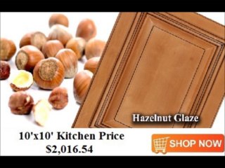 Hazelnut Glaze Cabinets from ShopRTACabinets.com