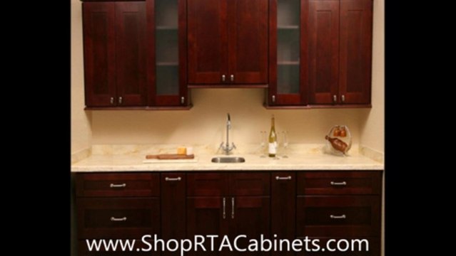 Mocha Shaker RTA Cabinets