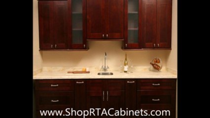 Mocha Shaker RTA Cabinets