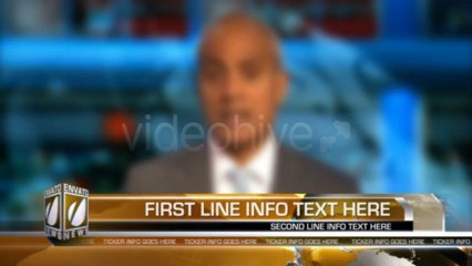Broadcast Design News Lower Third Pack - After Effects Template
