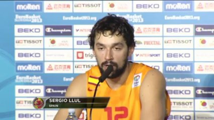 Eurobasket 2013 - Calderón, Sergio Rodríguez, Llul y Orenga repasan el partido