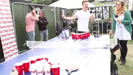 Conor Maynard stripping and stealing trampoline's at Fusion Festival 2013