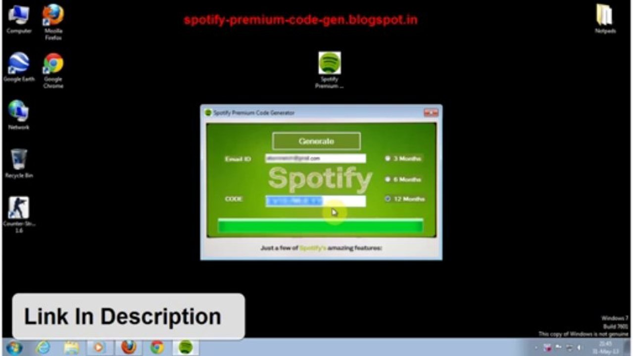 Spotify Premium Code Generator [ September 2013 ] Updated