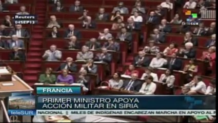 No actuar en Siria, atentado contra la paz, asegura premier francés