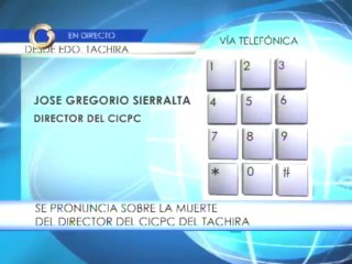Director del Cicpc: Operación de liberación fueron perturbada por el asesinato del jefe del Cicpc Táchira