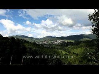 View of Lohaghat from Advaita Ashram of Mayavati