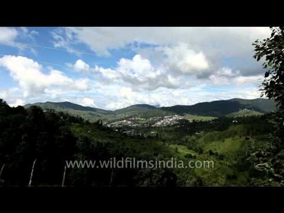 View of Lohaghat from Advaita Ashram of Mayavati