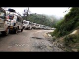 Driving through Uttarakhand's rain drenched flooded over roads!