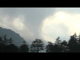 Clouds over the mountains in Manali - Time lapse