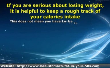 Lose Stomach Fat In Your 50s - How Many Calories Do We Need?