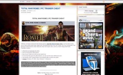 Téléchargerment Total War Rome 2 PC Triche gratuit