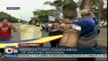 Colombia vive nueva jornada de protestas a favor del paro nacional