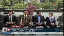 México: Conmemoran 43 años de triunfo electoral de Salvador Allende