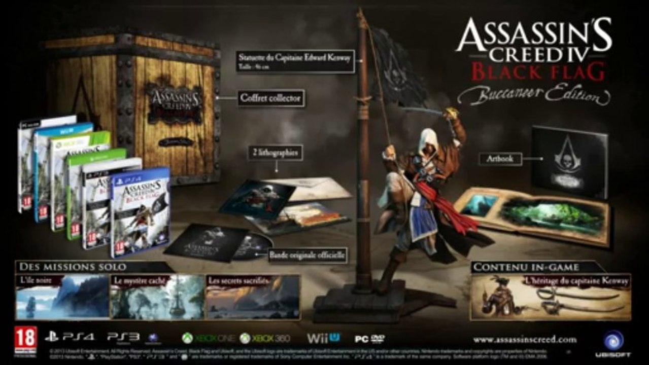 Assassin's Creed 4 Black Flag - Defy Action Trailer - FR - PS4 PS3 Xbox One Xbox360 WiiU PC