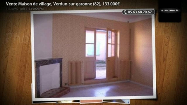 Vente Maison de village, Verdun-sur-garonne (82), 133 000€
