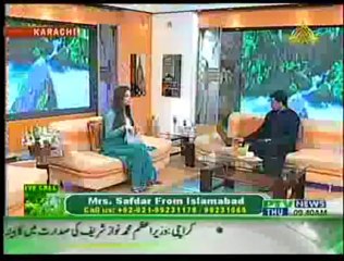 Asma Mustafa Khan, Subhe Nau, 5th September 2013, Interviewing Katrina Hussain - part-1