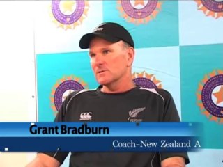 New Zealand A coach Grant Bradburn press conference