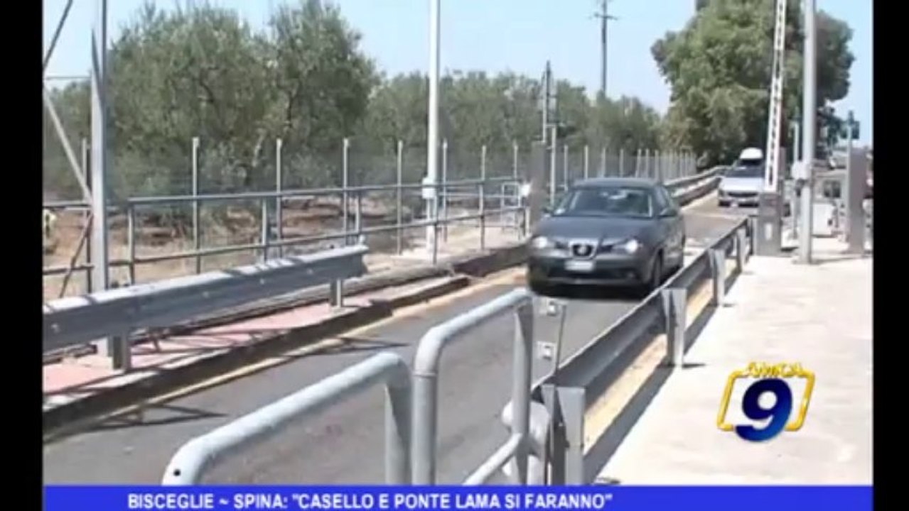 Bisceglie | Spina: "casello e ponte lama si faranno"