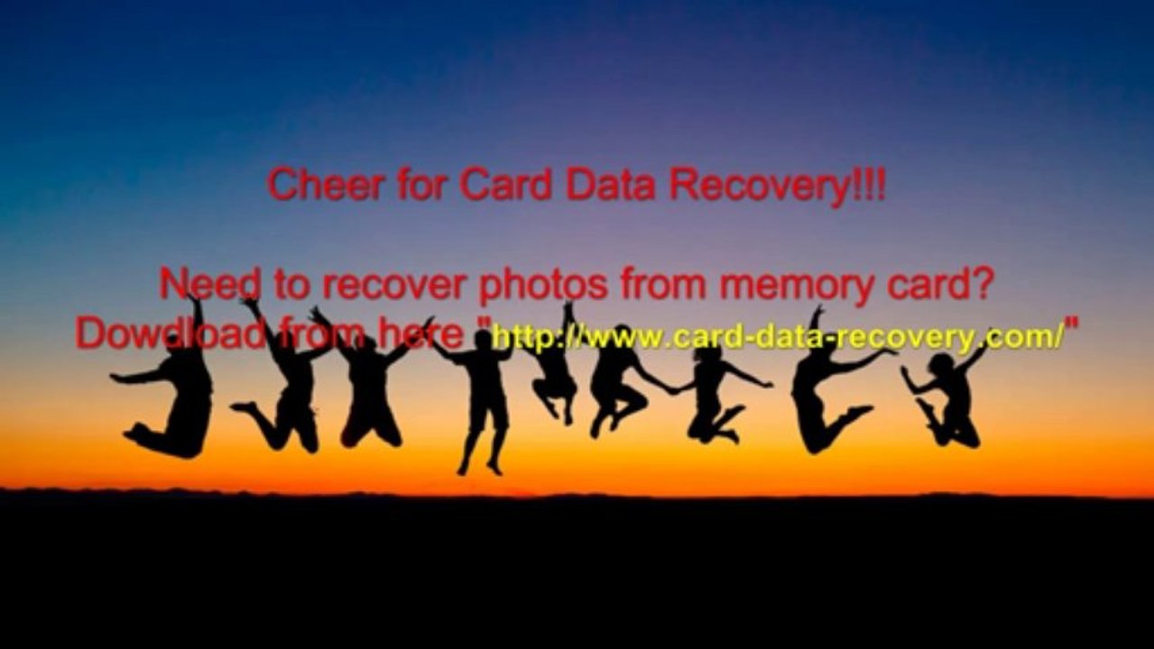 Oh,photos are back-I recover deleted photos from memory card by meself