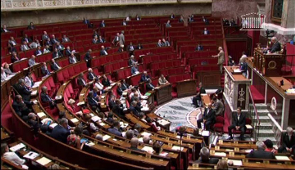 Intervention sur la situation en Syrie lors du débat à l'Assemblée nationale