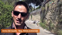 Napoli - Maxi-sversamento ad Agnano, blitz della Polizia Ambientale (04.09.13)