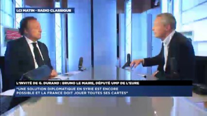 Bruno Le Maire, invité politique de Guillaume Durand avec LCI