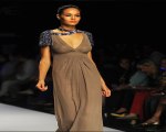 Hot model flaunts a creation by designer Komal Sood