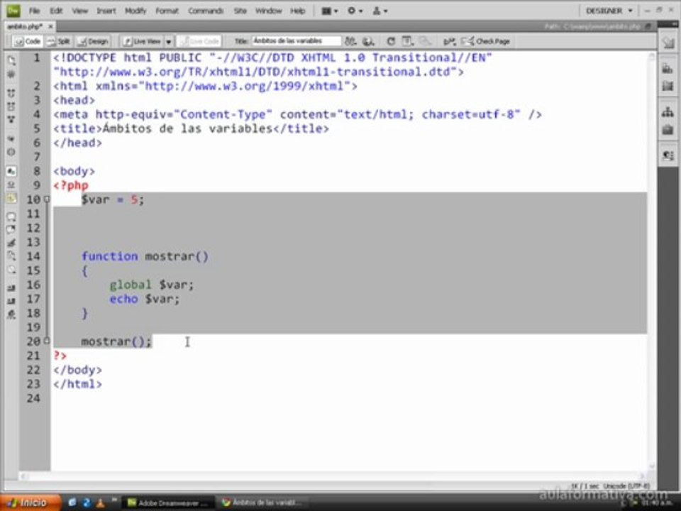 AmbitoVariables