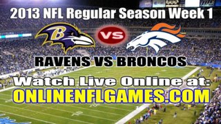 Watch Baltimore Ravens vs Denver Broncos Live NFL Streaming Online