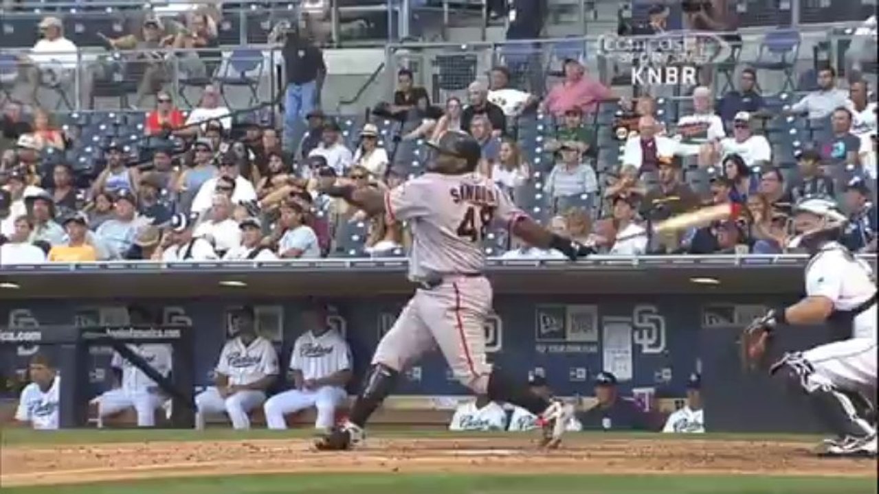 Pablo Sandoval descarga su poder ante los Padres y conecta tres jonrones