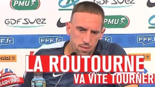 Culte Franck Ribéry et &quot;la roue tourne qui tourne