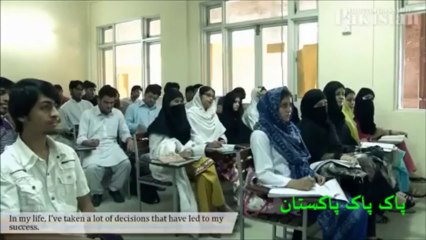 A Blind Pakistani Student with Amazing Talent