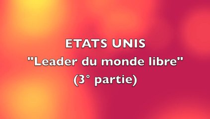 ETATS-UNIS durant la guerre froide (3°partie)