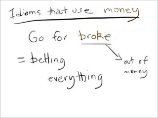 Idioms about Money