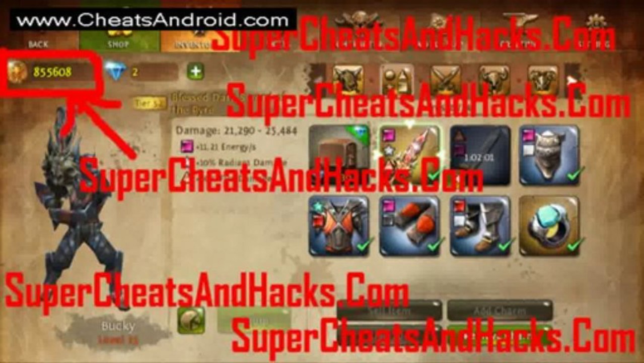Dungeon Hunter 4 hack for gems, gold and keys (without jailbreaking)