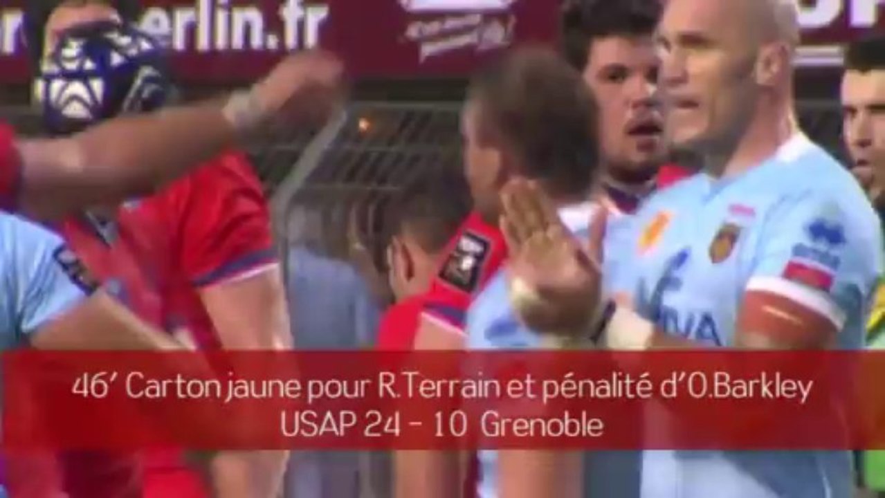 4ème journée USAP vs Grenoble : Résumé