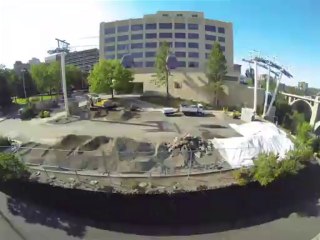 Avista's City Hall Plaza Project Begins in Earnest