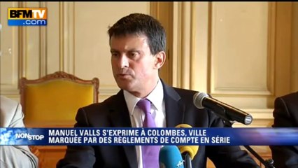 Manuel Valls annonce une zone de sécurité prioritaire à Petit Colombes - 05/09