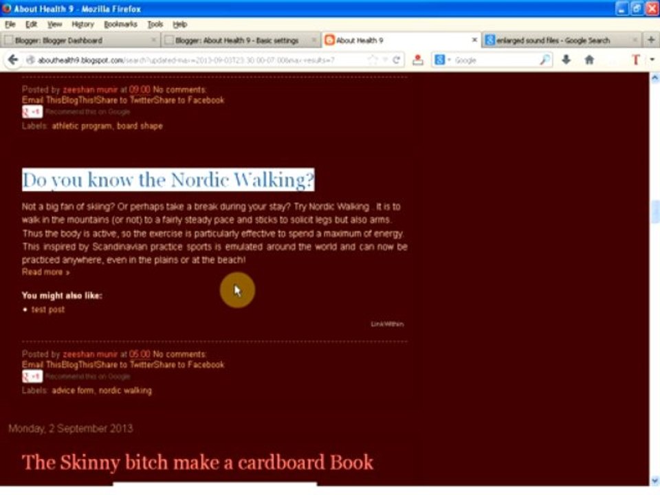 Do you know the Nordic Walking