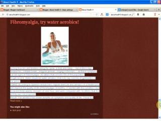 Fibromyalgia, try water aerobics!